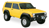 Thumbnail for Bushwacker 84-01 Jeep Cherokee Cutout Style Flares 4pc Fits 2-Door Sport Utility Only - Black