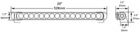 Thumbnail for Hella LED Lamp Light Bar 9-33V 470/19in DRV MV ECE