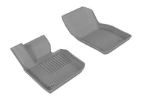 Thumbnail for 3D MAXpider 2014-2019 Mini Hardtop 2-Door/Convertible Kagu 1st Row Floormat - Gray