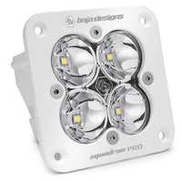 Thumbnail for Baja Designs Squadron Pro Spot Pattern White Flush Mount LED Light Pod - Clear