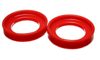 Thumbnail for Energy Suspension 90-97 Honda Accord/Odyssey / 92-01 Honda Prelude Red Front Coil Spring Isolator Se