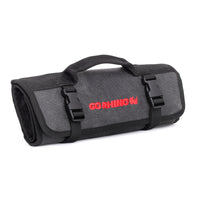 Thumbnail for Go Rhino XVenture Gear Tool Wrench Roll - Large (4x4in. Closed) 12oz Waxed Canvas - Black