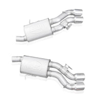 Thumbnail for Stainless Works 2016-18 Cadillac CTS-V Sedan Axleback System Dual-Mode Turbo Mufflers 4in Tips