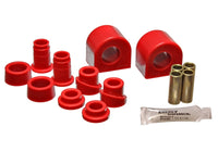 Thumbnail for Energy Suspension 88-96 Chevy Corvette Red 24mm Front Sway Bar Bushing Set (End Links Inc)