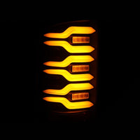 Thumbnail for AlphaRex 14-18 GMC Sierra 1500/2500HD/3500HD LUXX-Series LED Tail Lights Blk w/Actv Light & Seq. Sig