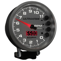 Thumbnail for Autometer 5 inch Ultimate III Playback Tachometer 11000 RPM - Silver