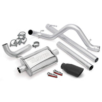 Thumbnail for Banks Power 07-11 Jeep 3.8L Wrangler Unlimited - 4dr Monster Exh Sys - SS Single Exh w/ Black Tip