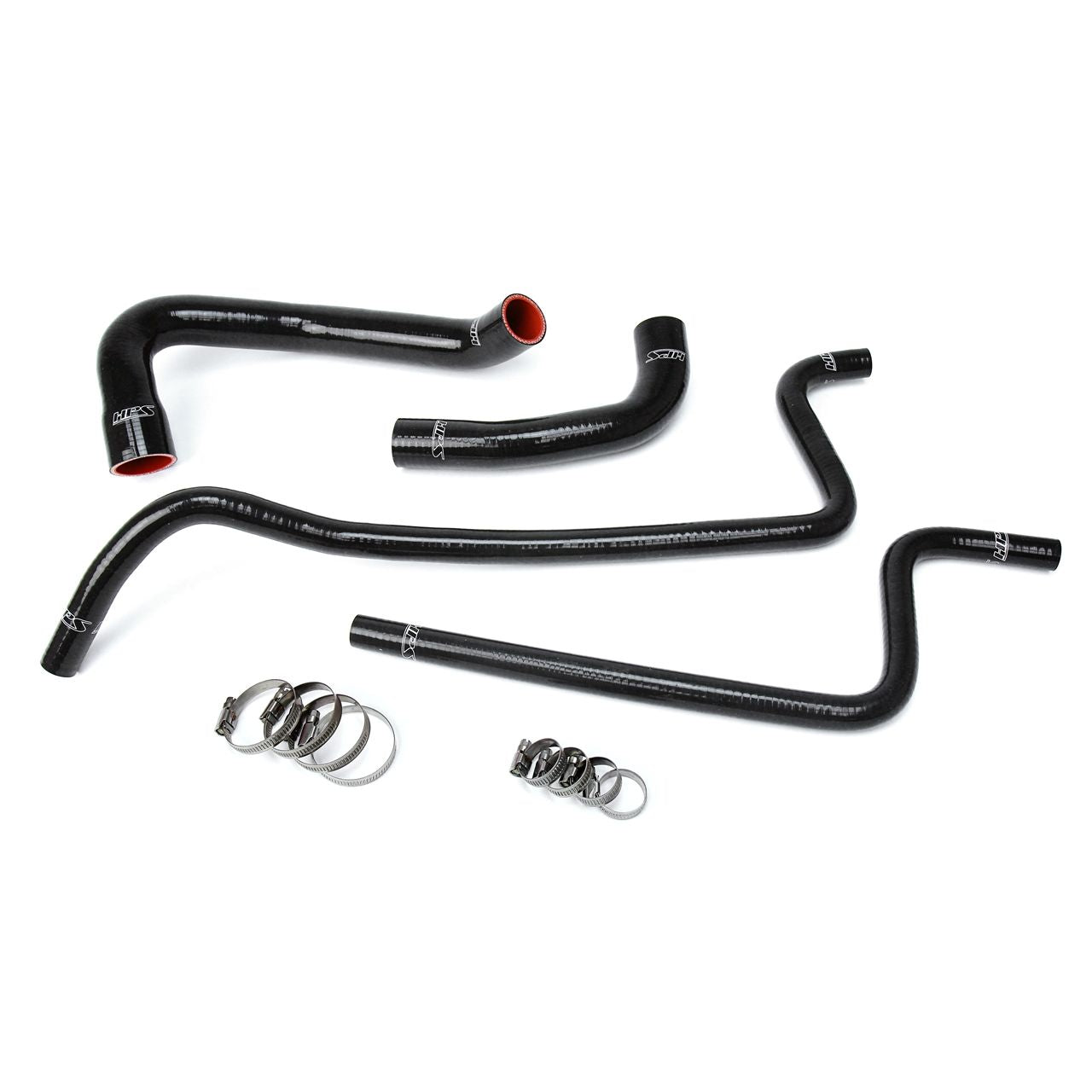 HPS Black Reinforced Silicone Radiator + Heater Hose Kit for Jeep 00-01 Wrangler TJ 4.0L Left Hand Drive
