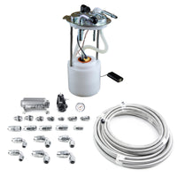 Thumbnail for DeatschWerks 05-19 Yukon/Tahoe/Suburban DW400 Pump Module and Return SS PTFE Plumbing Kit