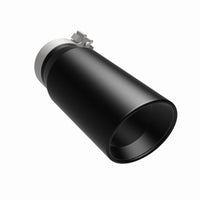 Thumbnail for MagnaFlow Tip Stainless Black Coated Single Double Round Single Outlet 5in Dia 4in Inlet 13in L