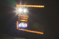 Thumbnail for AlphaRex 18-20 Ford F-150 NOVA LED Proj Headlight Plank Style Alpha Blk w/Activ Light/Seq Signal/DRL