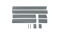 Thumbnail for Putco 07-13 GMC Sierra Reg Cab 8ft Long Box - 6in Wide - 10pcs Black Platinum Rocker Panels