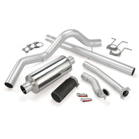 Thumbnail for Banks Power 94-97 Ford 7.3L ECSB Monster Exhaust System - SS Single Exhaust w/ Black Tip