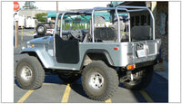Thumbnail for Bushwacker 65-84 Toyota Land Cruiser Cutout Style Flares 2pc - Black