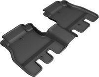 Thumbnail for 3D MAXpider 2018-2020 Jeep Wrangler JL Unlimited Kagu 2nd Row Floormats - Black