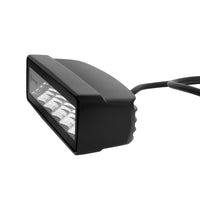 Thumbnail for Go Rhino Xplor Blackout Series Sixline LED Flood Light Kit (Surface/Threaded Stud Mnt) - Blk (Pair)