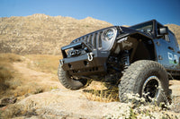 Thumbnail for DV8 Offroad 18-23 Jeep Wrangler JL/JT Front Bumper Sway-Bar Disconnect Motor Skid Plate