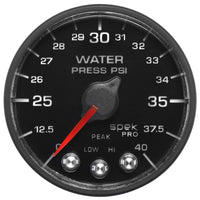 Thumbnail for Autometer Spek-Pro - Nascar 2-1/16in Water Press 0- 40 psi Bfb