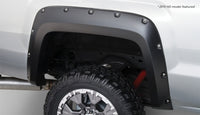 Thumbnail for Bushwacker 14-18 GMC Sierra 1500 Pocket Style Flares 2pc 69.3/78.8/97.8in Bed - Black