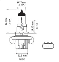 Thumbnail for Hella Bulb H13 12V 60/55W P264T T4