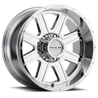Thumbnail for Raceline 940C Hostage 20x10in / 8x165.1 BP / -19mm Offset / 125.2mm Bore - Chrome Wheel