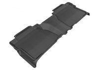 Thumbnail for 3D MAXpider 2007-2013 Toyota Tundra Double Cab Kagu 2nd Row Floormats - Black