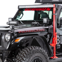 Thumbnail for Go Rhino 18-20 Jeep Wrangler JL/JLU/Gladiator JT Light Mount - 6in Q4 Series