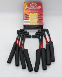 Thumbnail for Granatelli 20-23 GM LT2 6.2L Hi-Perf Coil-Near-Plug Wire Connector Kit w/Red Jacket/Black Sleeve