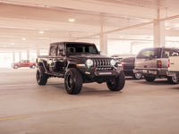 Thumbnail for Road Armor 18-20 Jeep Wrangler JL Spartan Front Bumper Bolt-on w/Pre-Runner Guard - Tex Blk