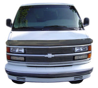 Thumbnail for AVS 96-02 Chevy Express 1500 High Profile Bugflector II Hood Shield - Smoke