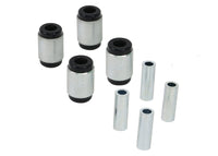 Thumbnail for Whiteline Plus 03+ Nissan 350z / Infiniti G35 Front Upper Inner Control Arm Bushing Kit