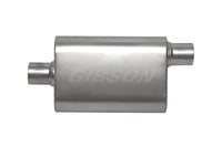 Thumbnail for Gibson CFT Superflow Center/Offset Oval Muffler - 4x9x13in/3in Inlet/3in Outlet - Stainless