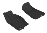 Thumbnail for 3D MAXpider 2005-2010 Jeep Grand Cherokee Kagu 1st Row Floormat - Black