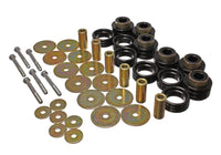 Thumbnail for Energy Suspension Body Mount Set Inc. Hardware - Black