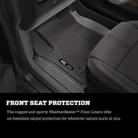 Thumbnail for Husky Liners 2022 Toyota Tundra WeatherBeater CC CrewMax Front & 2nd Seat Floor Liner - Blk