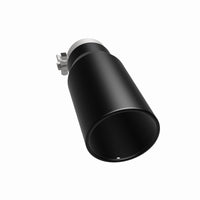 Thumbnail for MagnaFlow Tip Stainless Black Coated Single Wall Round Single Outlet 5in Dia 3.5in Inlet 14.5in L