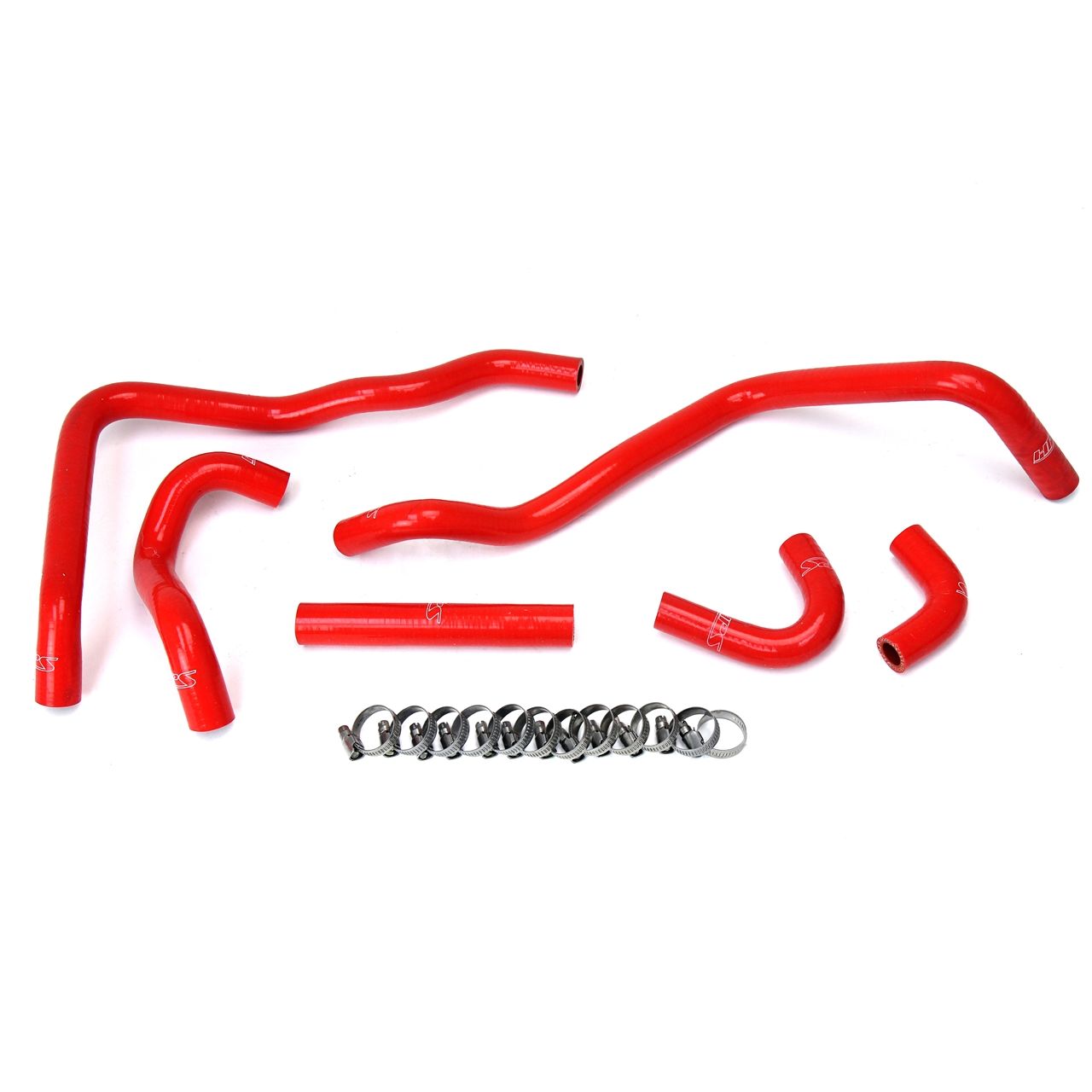 HPS Reinforced Red Silicone Heater Hose Kit Coolant for Toyota 00-05 MR2 Spyder