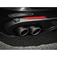 Thumbnail for Akrapovic 2017+ Alfa Romeo Stelvio Quadrifoglio Slip-On Line (Titanium) w/Titanium/Carbon Fiber Tips