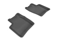 Thumbnail for 3D MAXpider 2004-2009 Toyota Prius Kagu 2nd Row Floormats - Black