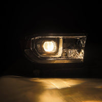 Thumbnail for AlphaRex 07-13 Toyota Tundra / 08-17 Sequoia LUXX LED Proj HL Chrome w/Actv Light / Seq. Sig + DRL