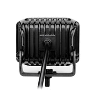 Thumbnail for Go Rhino Xplor Blackout Series Cube LED Sideline Flood Light Kit (Surface Mount) 4x3 - Blk (Pair)