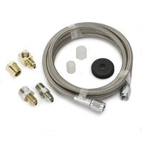 Thumbnail for Autometer Braided Stainless Steel Line #3 Dia. 6ft Length -3AN and 1/8in NPTF Fittings