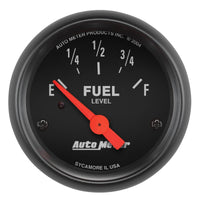 Thumbnail for Autometer Z Series 52mm 0 Empty / 30 Full Fuel Level Gauge