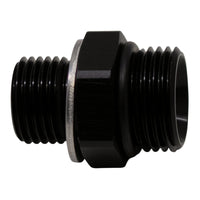Thumbnail for DeatschWerks 8AN ORB Male to M16 X 1.5 Metric Male (Incl O-Ring and Washer) - Anodized Matte Black