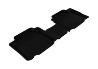 Thumbnail for 3D MAXpider 2007-2012 Hyundai Veracruz Kagu 2nd Row Floormats - Black