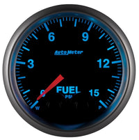 Thumbnail for AutoMeter Gauge Fuel Press 2-1/16in. 15PSI Stepper Motor W/Peak & Warn Elite