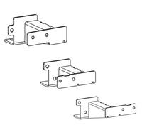 Thumbnail for Go Rhino 16-23 Toyota Tacoma DC 4dr Brackets for Dominator Xtreme Frame Slider - Tex. Blk