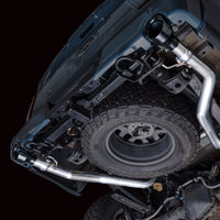 Thumbnail for AWE Tuning 2021+ Ford F-150 Tremor (w/ Bumper Cutouts) 0FG Non-Resonated Catback -Diamond Black Tips