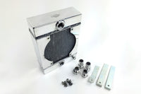 Thumbnail for CSF Universal Drag Race / Tuck Radiator w/9in Spal Fan - 10.5in H x 10in L x 3.6in W