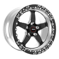 Thumbnail for Weld S71 15x11.33 / 5x115 Conical Lug / 6.5in BS Black Wheel 3.18in ID (Medium) - Single Beadlock
